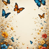 Butterfly Beige Nursery Area(Beige)
