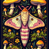 Ultra Soft Area Rug, Non Slip, Stain Resistant, Washable Area Rugs for Living Room, Bedroom, Witchy Farmhouse Fantasy(Purple) - ODIKA