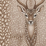 Ultra Soft Area Rug, Non Slip, Stain Resistant, Washable Area Rugs for Living Room, Bedroom, Contemporary Antelope Print Kitchen Rug(Beige) - ODIKA