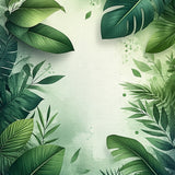 Indoor Jungle Porch Throw(Green)