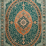 Boho Green Vintage Tiger(Green)