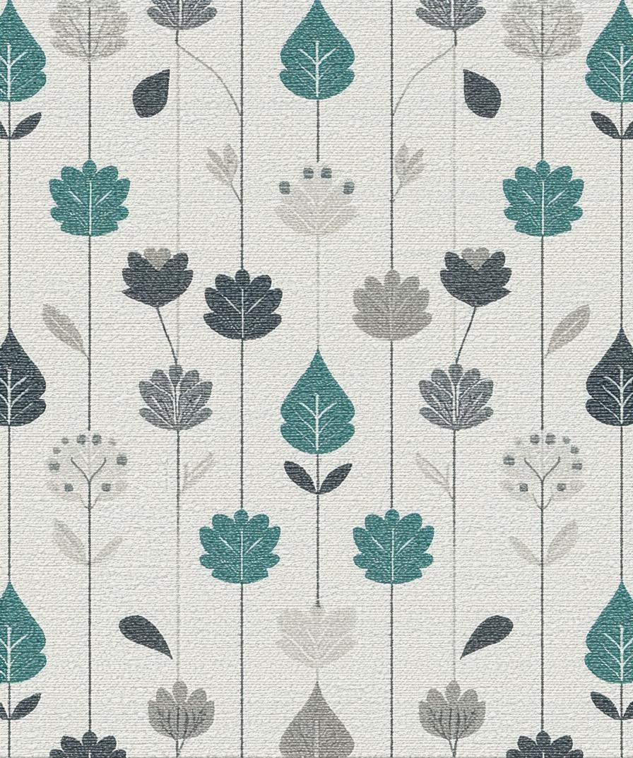 Ultra Soft Area Rug, Non Slip, Stain Resistant, Washable Area Rugs for Living Room, Bedroom, Modern Floral Living Room Rug(Gray) - ODIKA
