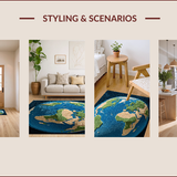 Space View World for Entryway Decor(Blue)