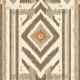 Ultra Soft Area Rug, Non Slip, Stain Resistant, Washable Area Rugs for Living Room, Bedroom, Non-Slip Western Tribal Living Room(Beige) - ODIKA