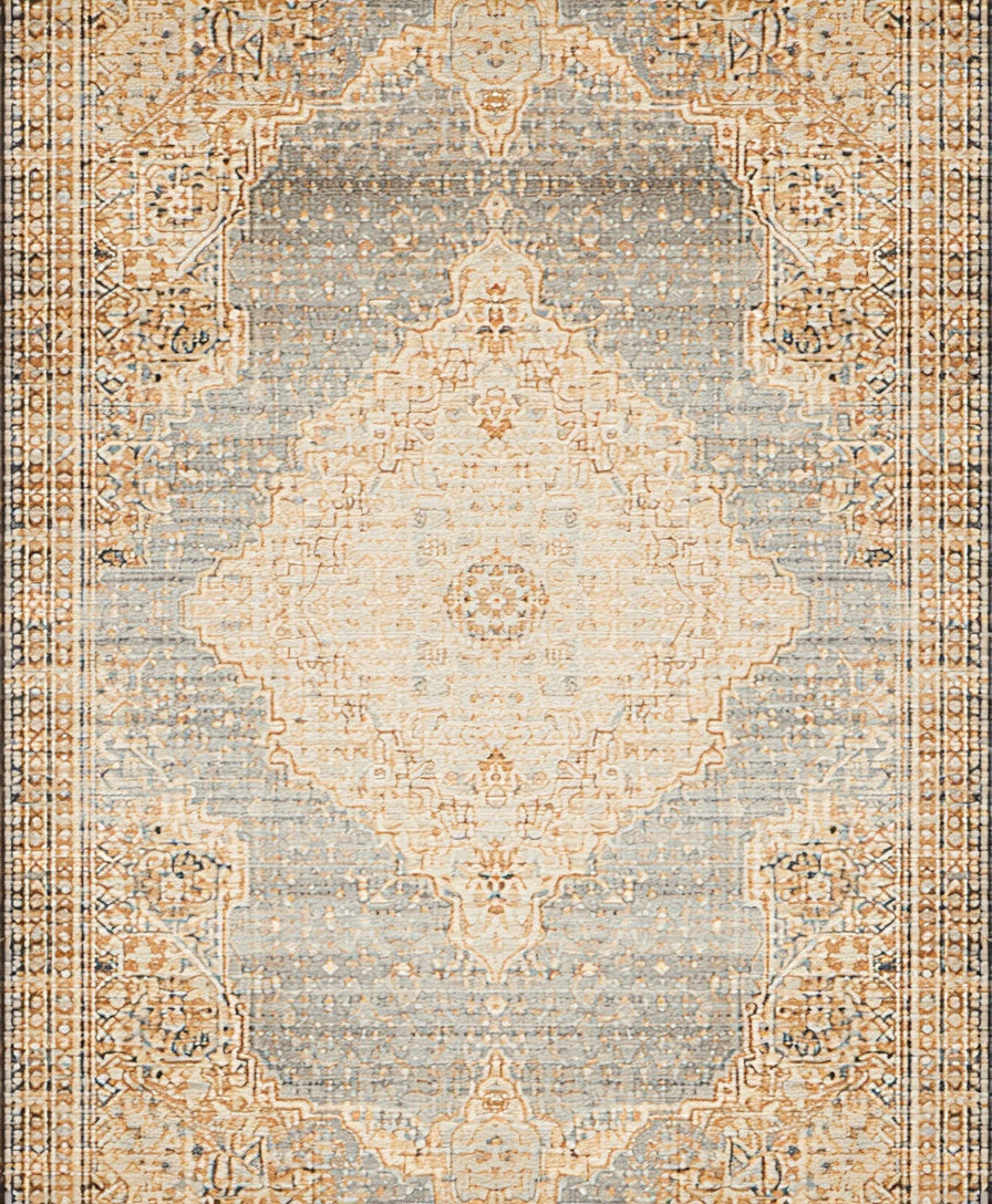 Ultra Soft Area Rug, Non Slip, Stain Resistant, Washable Area Rugs for Living Room, Bedroom, Handmade Distressed Wool Viscose(Beige) - ODIKA