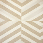 Ultra Soft Area Rug, Non Slip, Stain Resistant, Washable Area Rugs for Living Room, Bedroom, Handmade Chevron Wool(Beige) - ODIKA