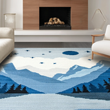 Adventurous Sky and Peaks Theme(Blue)