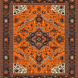 Boho Non Slip Playroom(Orange)