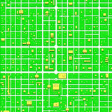 Non Slip City Map Playmat(Green)