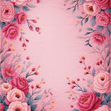 U Shaped Floral(Pink)