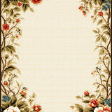 Beige Vintage Floral(Beige)