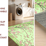 Charming Mint Green Blossom Design(Green)