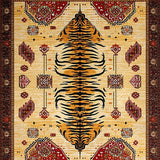 Boho Vintage Non Slip Animal Print(Yellow)