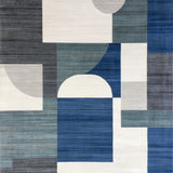 Modern Zen Sanctuary Floor Canvas(Gray)