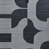 Modern Geometric Border Design(Gray)