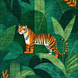 Vintage Botanical Jungle(Green)