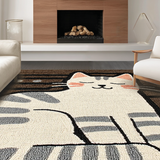 Modern Playful Feline Design(Gray)