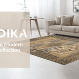 Distinctive Modern Western Motif(Beige)