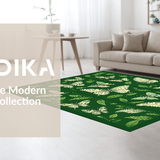 Delicate Modern Floral Design(Green)