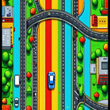Kids Traffic Road Playmat(Yellow)