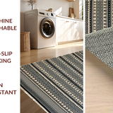 Modern Striped Patterned Elegance(Black)
