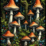 Witchy Mushroom Runner(Orange)