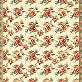 Vintage Distressed Floral(Beige)