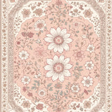 Vintage Floral Medallion(Pink)