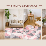 Vibrant Abstract Triangle Aesthetic(Pink)