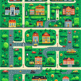 Race Car Circuit Play Mat(Green)