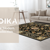 Chic Abstract Flower Design(Black)