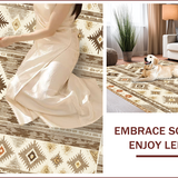 Non Slip Aztec Farmhouse(Beige)