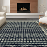 Chic Geometric Monochrome Aesthetic(Blue)