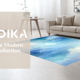 Charming Whimsical Cloud Motif(Blue)