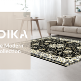Sophisticated Floral Patterned(Black)