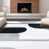 Minimalist Black and Silver Motif(Black)