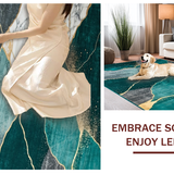 Contemporary Teal and Gold Motif(Green)
