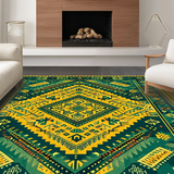 Vibrant Rustic Geometric Touch(Green)