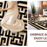 Artful Vintage Greek Key Arrangement(Beige)