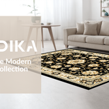 Luxe Gold Floral Aesthetic(Black)
