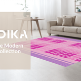 Unique Purple Check Appeal(Pink)