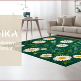 Textured Irregular Floral Aesthetic(Green)