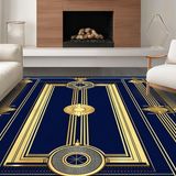 Contemporary Abstract Gold(Blue)