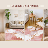 Stylish Abstract Marble Texture(Pink)