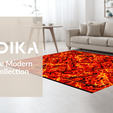 Exuberant Geometric Lava Influence(Red)