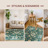 Artful Green Trellis Composition(Green)