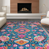Lively Decorative Geometric Arrangement(Blue)