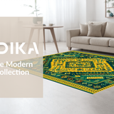 Vibrant Rustic Geometric Touch(Green)