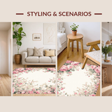 Luxurious Vintage Inspired Circular Motif(Pink)