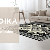 Contemporary Symmetrical Lattice Artwork(Black)